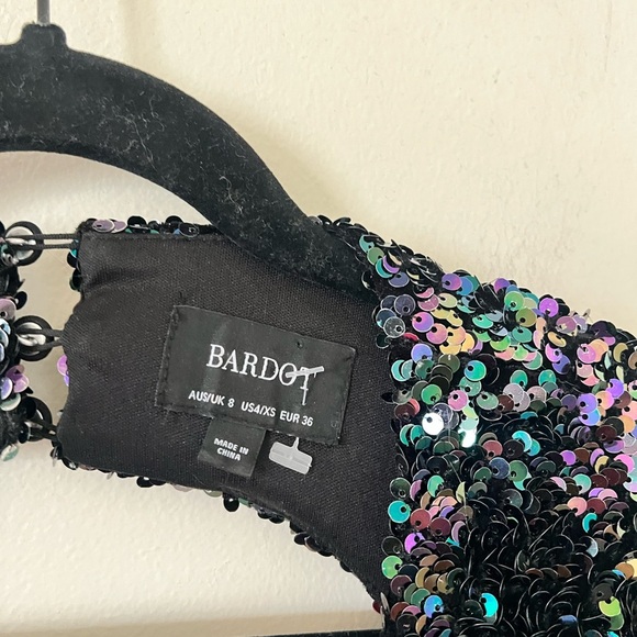 Bardot Jenny Mini Party Dress in Elctrc Sqn - Picture 12 of 14